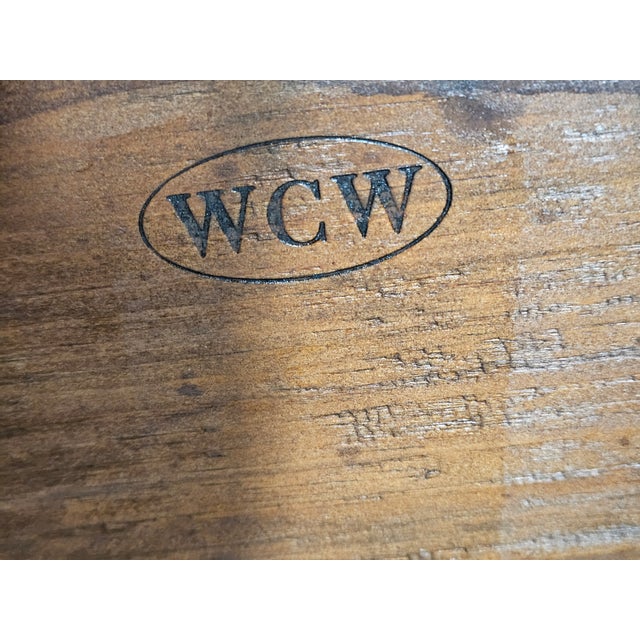 Store Item: Warren Chair Company Sack Back Windsor Arm Chair Bench Made Rhode Island Description: 18th century style...