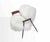 1950s Vintage Armchair in Sheepskin and Wood by Gastone Rinaldi, 1950s For Sale - Image 5 of 8