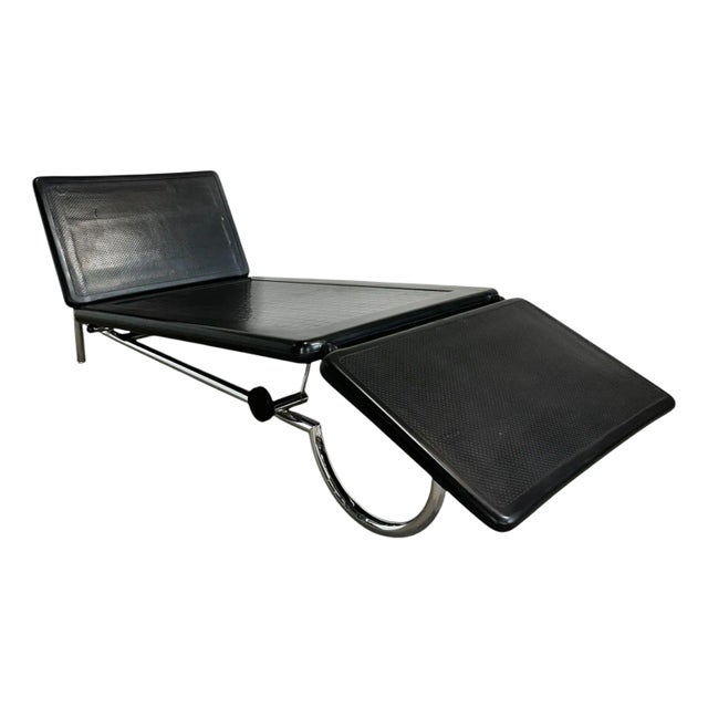 80’s Rubber Tread Chaise Lounge by Dema Italia, Italy For Sale