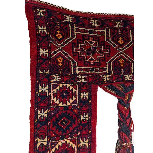 Antique Ersari Kapunuk (Salor Gapylyk / Jallar Paidar) The format and the size of the Capunuk are designed in such a way...