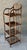 Mid 20th Century Charming Mid 20th-Century Four-Tier Decorative Tortoiseshell Rattan Storage Shelf For Sale - Image 5 of 17