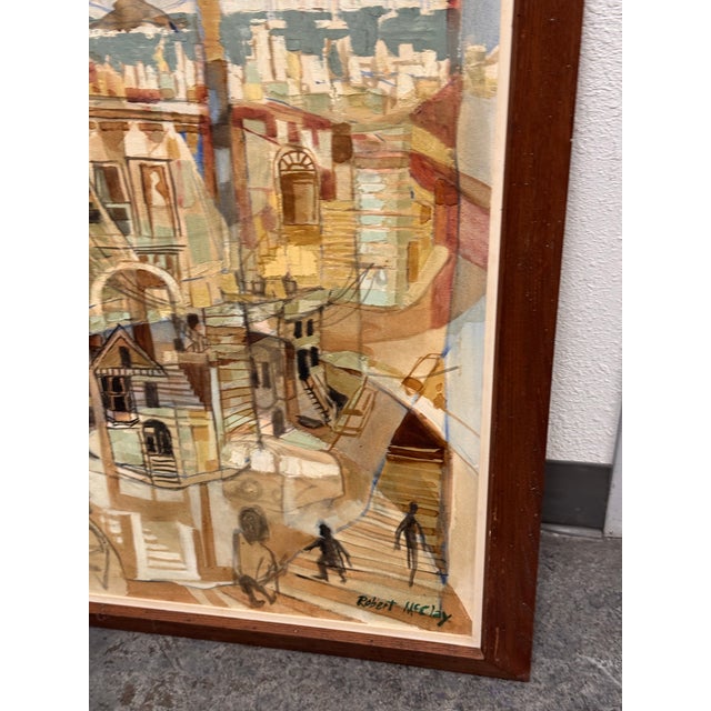 Robert McClay “Bay View #1” Original Artwork, Framed For Sale - Image 10 of 12