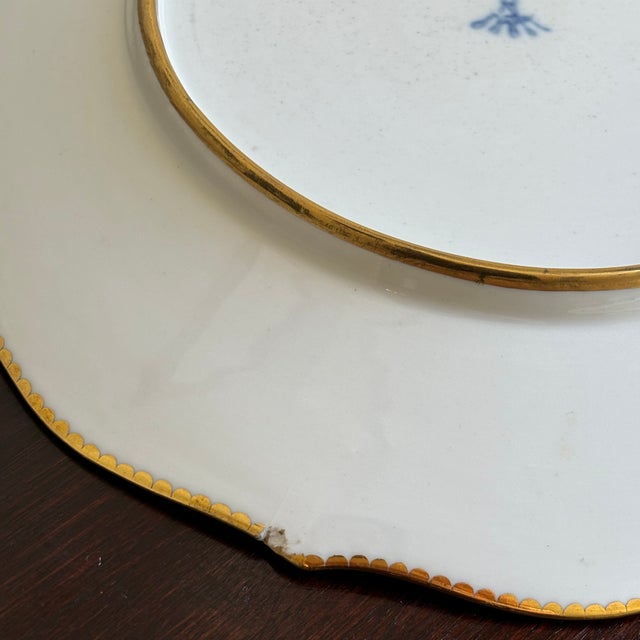 Mid-20th Century Italian Capodimonte Decorative Porcelain Plate For Sale - Image 10 of 14
