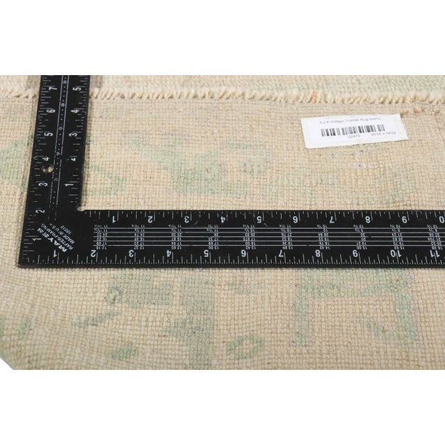 Mid 20th Century Vintage Turkish Oushak Rug - 05'05 X 08'02 For Sale In Dallas - Image 6 of 10