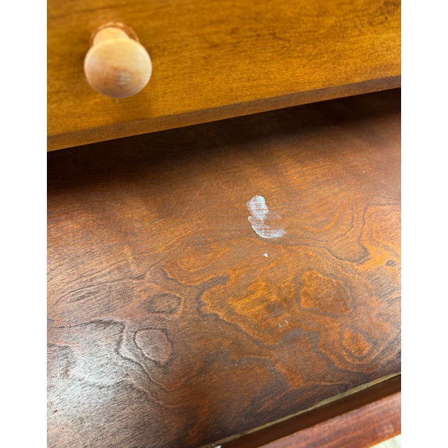 Vintage Tallboy Pine Six Drawer Dresser For Sale - Image 10 of 10