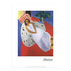 1997 Henri Matisse 'Reclining Nude in a White Dress' Offset Lithograph