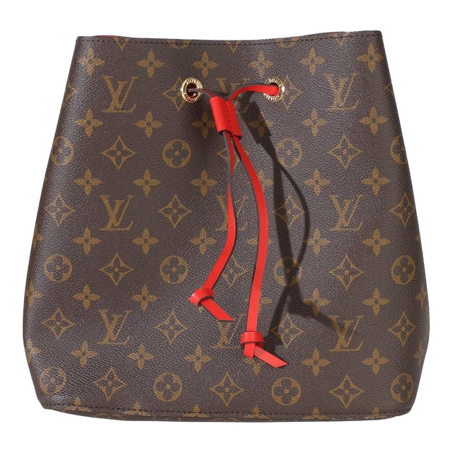 Coquelicot Monogram Canvas Neonoe MM For Sale