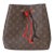 Coquelicot Monogram Canvas Neonoe MM For Sale