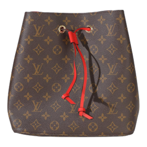 Coquelicot Monogram Canvas Neonoe MM