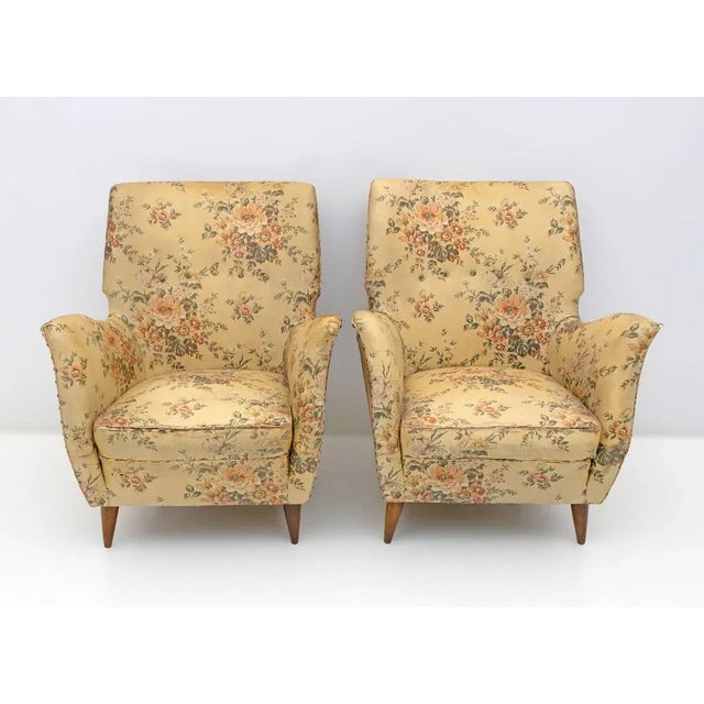 Set of Mid-Century Modern Italian Armchairs from Isa Bergamo, 1950s For Sale - Image 10 of 10