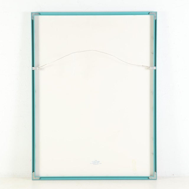 Blue Andy Warhol Foundation Marilyn Offset Lithograph Poster 1996, Framed For Sale - Image 8 of 9