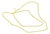 Vintage 14k Solid Yellow Gold Curb Link Chain , 6.6 Gm , 22 Inch Long For Sale