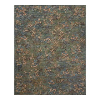 Loloi Winchester Seafoam Green / Teal 18" x 18" Sample Rug For Sale