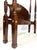 Henkel Harris Henkel Harris Virginia Galleries Solid Mahogany Rice Carved Queen Bed For Sale - Image 4 of 18