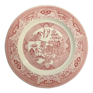 Pink Willow 10” Dinner Plate by Royal China