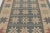1950s Vintage Swedish Kilim With Geometric Folk Motifs in Beige & Teal - Rug & Kilim For Sale - Image 5 of 9