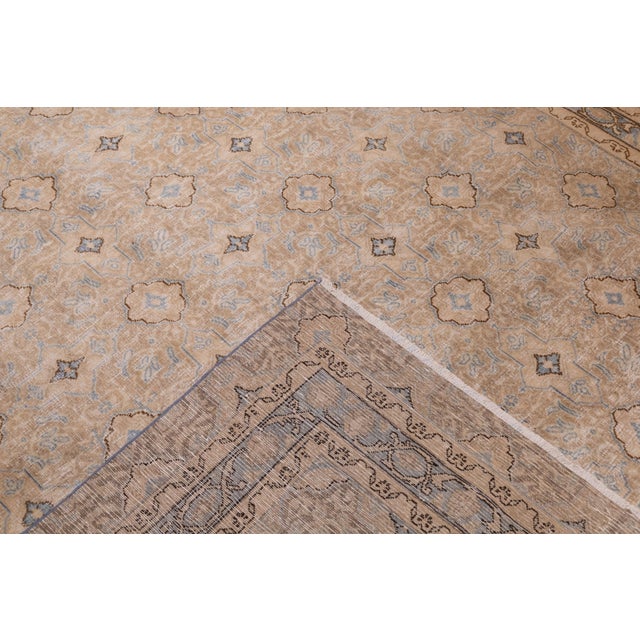 Textile Antique Persian Tabriz Rug 7’0" X 10’10” For Sale - Image 7 of 8