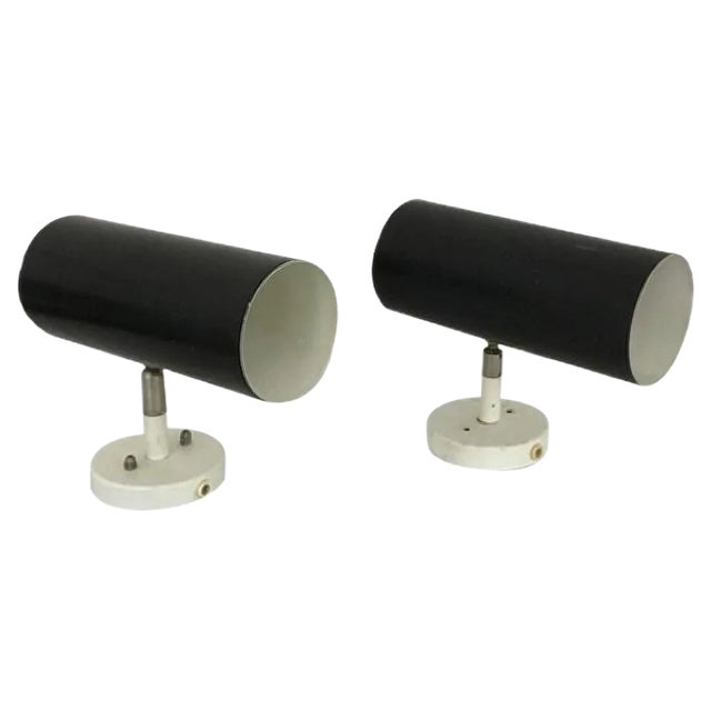 Ceiling / Wall Touch Lamps from Raak, Set of 2, 1960s For Sale