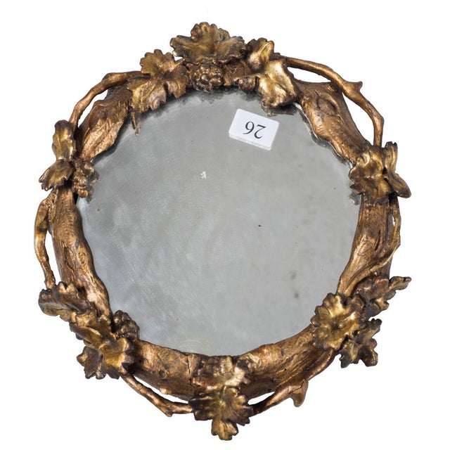 Late-18th Century Small Circular Wall Mirrors, Set of 4 For Sale - Image 4 of 5
