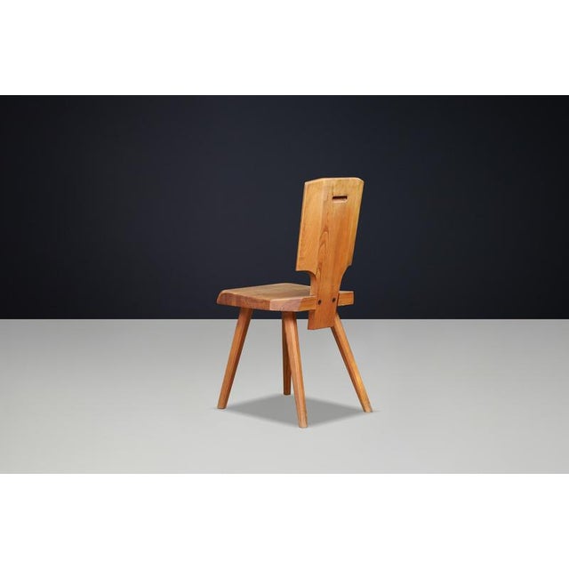 S28 Dining Chair in Elm from Pierre Chapo, France, 1972 For Sale - Image 6 of 16