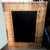 Almond X-Large Mid Mod Artisanal Wicker Cane Framed Wall Mirror For Sale - Image 8 of 8