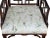 Chinoiserie Antique George III Chinese Chippendale Armchair in Thibaut for Scalamandre For Sale - Image 3 of 8