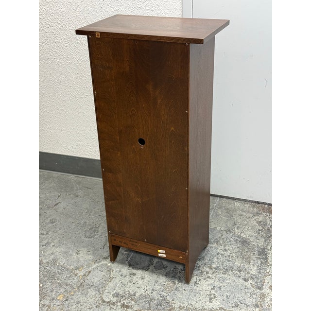 Stickley Furniture Harvey Ellis Inlaid Music Cabinet, Model 89-476 For Sale - Image 11 of 12
