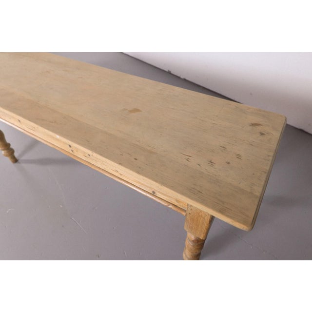 Monumental Antique English Pine Harvest Table | 12.5 Feet | Circa 1880 For Sale - Image 10 of 10