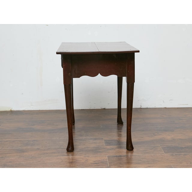 Antique Georgian Oak Side Table with Single Drawer, England, Circa 1800-1830 For Sale - Image 10 of 11