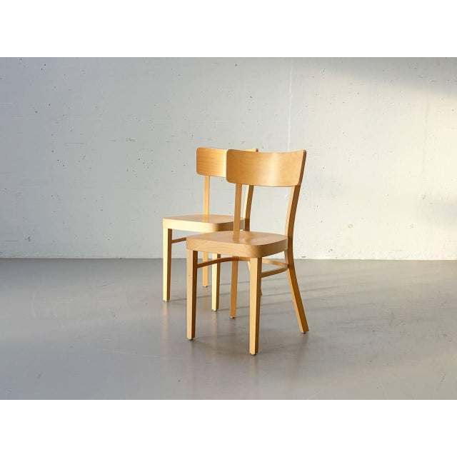 Side Chair in Beech by Ton For Sale - Image 15 of 15