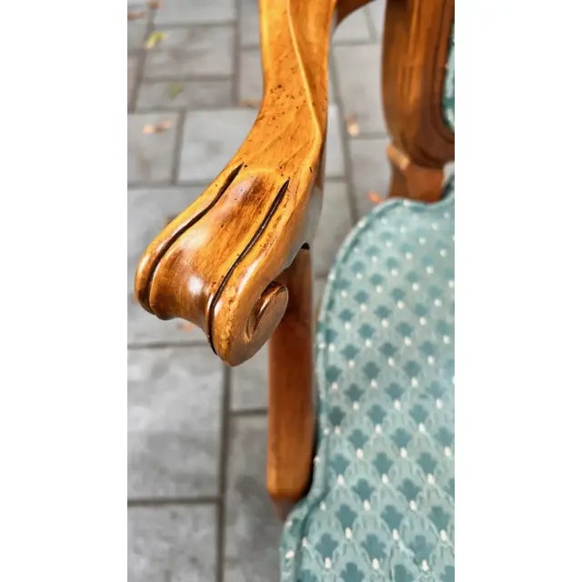 1980s White Furniture Co. Green Dining Chairs - Set of 8 For Sale - Image 10 of 12