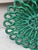 Vallauris French Large Green Majolica Oval Bowl or Basket Vallauris Circa 1950 For Sale - Image 4 of 9