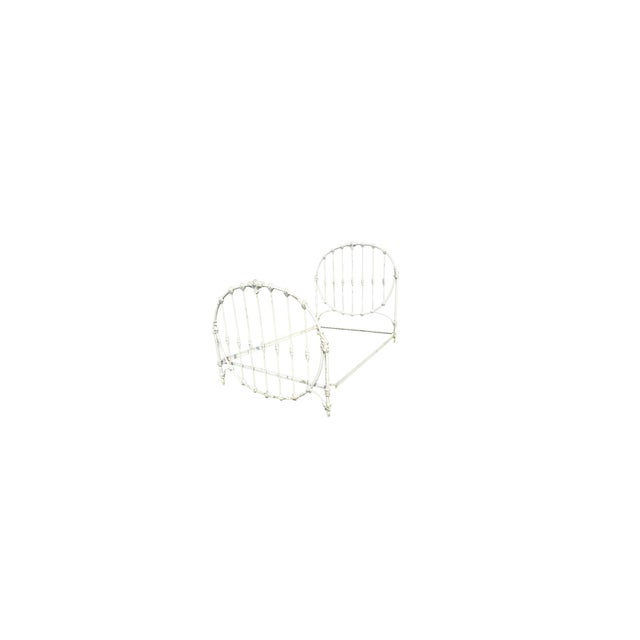 Antique American Victorian Cast Iron Bed (Full Size) For Sale - Image 11 of 12