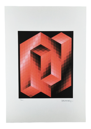 After Victor Vasarely, Composition, Lithograph, 1970s