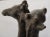 Bronze 1972 Austin Productions Giraffe Chalkware/Plaster Sculpture Bronzetone Brutalist For Sale - Image 8 of 13