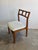 One danish teak chairs from the 60s, manufactured by D-scan. With a distinctive mid-century modern teak frame, it has been...