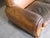 Late 20th Century Deco Style Leather Loveseat For Sale - Image 4 of 7