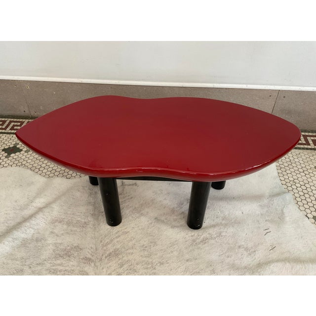 1980s Postmodern Jay Spectre Joan Crawford "Red Lips" Lacquered Coffee Table - Century Furniture For Sale - Image 17 of 17