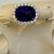 43.74 Ct Cushion-Cut Tanzanite & 4 Ct Diamond Ring in 14K White Gold Size 6.5 For Sale - Image 17 of 18