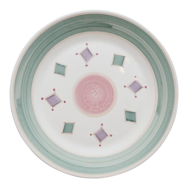 Early 20th Century Italian Hand Painted Caleca Belvidere Platter For Sale