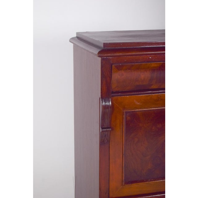 Antique Abattant Cabinet with Large Drawers, 1890s For Sale - Image 3 of 18