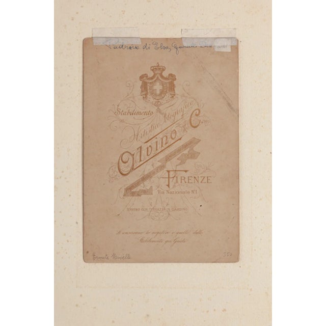 Photograph of " Grande Comico" by Ermete Novelli is an original photograph/self portrait on cardboard from the Italian...