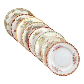Mismatched Vintage Dessert Plates - Set of 8 For Sale