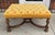 Charles Pollock for William Switzer Carolean Tufted Walnut Bench.