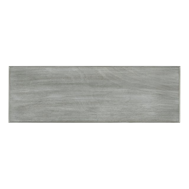 Slate Gray Modern Console Table in Slate & Grey For Sale - Image 8 of 9