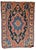 Handwoven Persian Senneh Kilim Rug with Caucasian Iconography, 1960s For Sale - Image 9 of 9