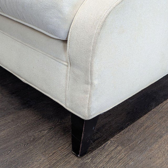 Textile Restoration Hardware 3-Seat Classic Cream Sofa For Sale - Image 7 of 10
