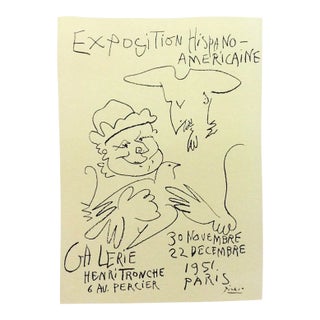 Picasso Lithograph 63 Exposition Art in Posters For Sale