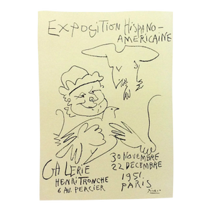 Picasso Lithograph 63 Exposition Art in Posters
