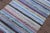 1980s Hand-Knotted Kilim With Stripe Patterns For Sale In Sacramento - Image 6 of 10